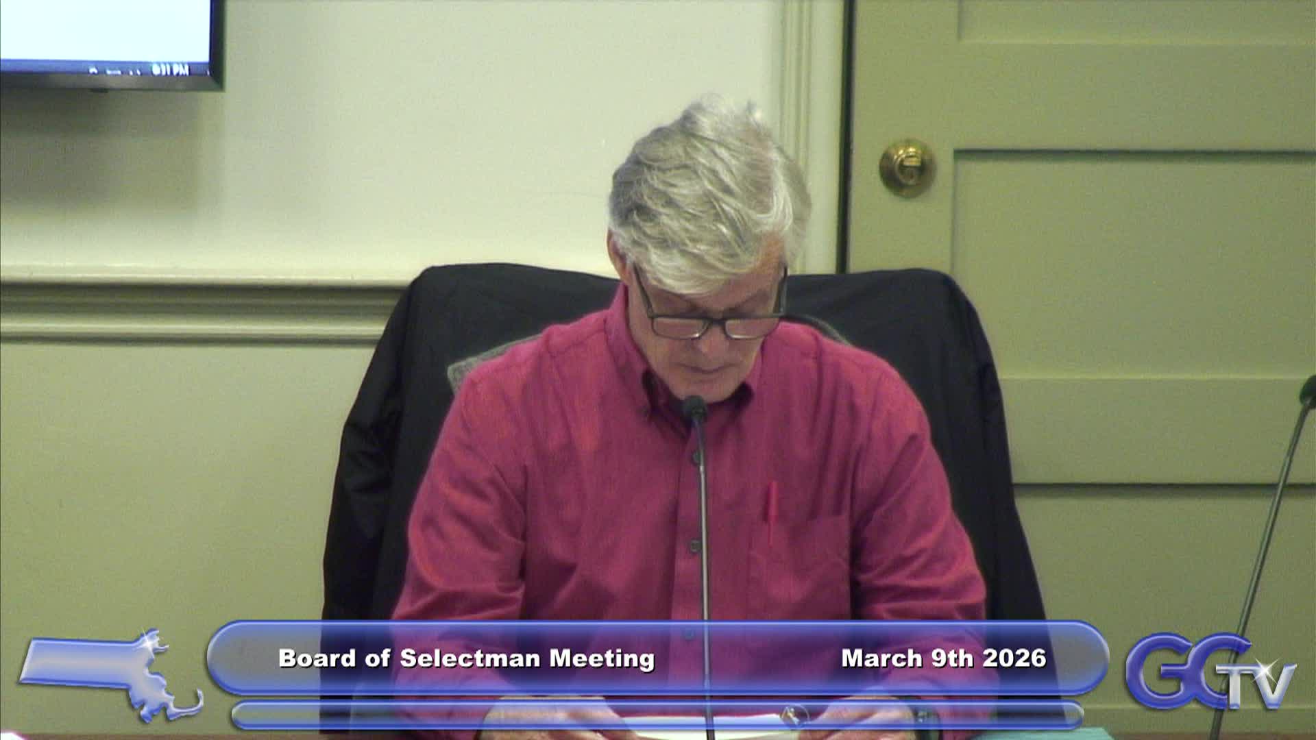 Selectmen's Meeting recorded March 9