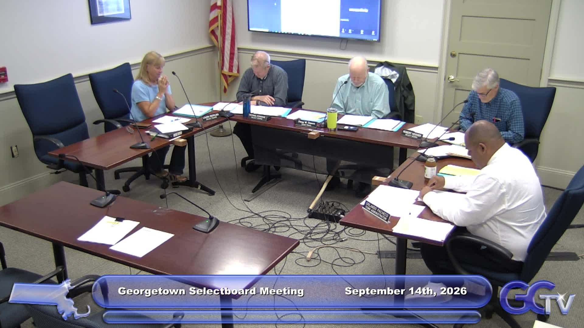 Selectboard Meeting Recorded September 14th